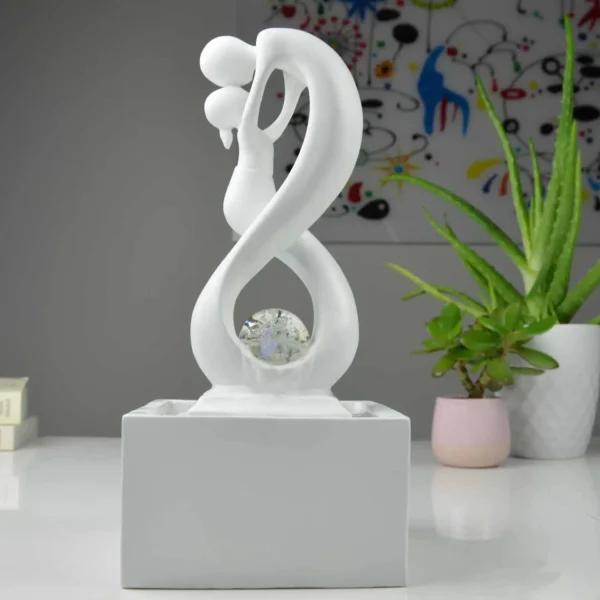 Fântână deocrativă Amor White, fântână electrică albă