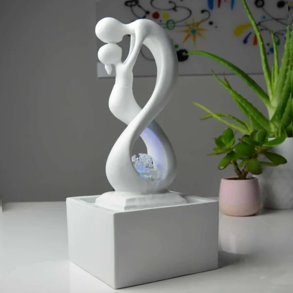Fântână deocrativă Amor White, fântână electrică albă