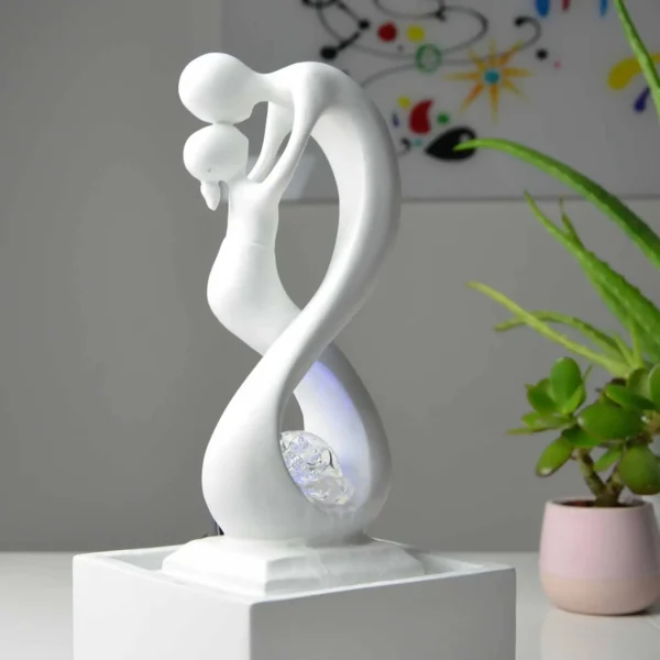 Fântână deocrativă Amor White, fântână electrică albă