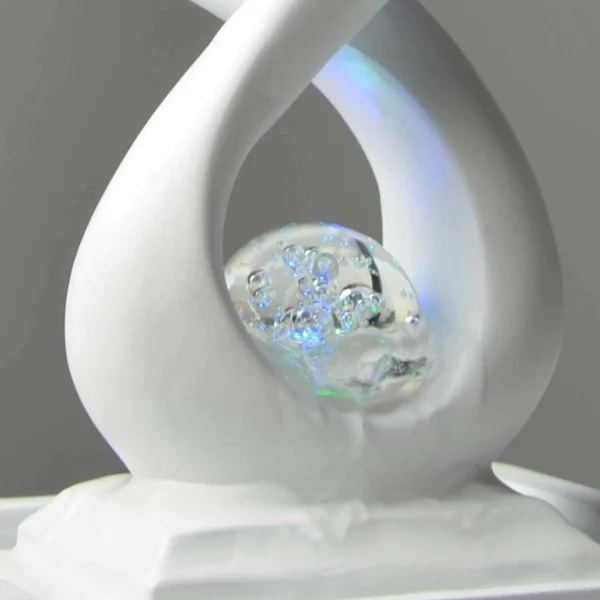 Fântână deocrativă Amor White, fântână electrică albă