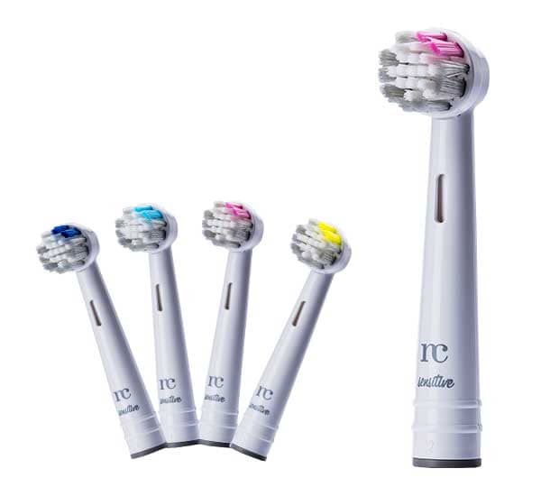 Rezervă universală periuță de dinți electrică rotativă, peri cu argint, NovaCare, roz